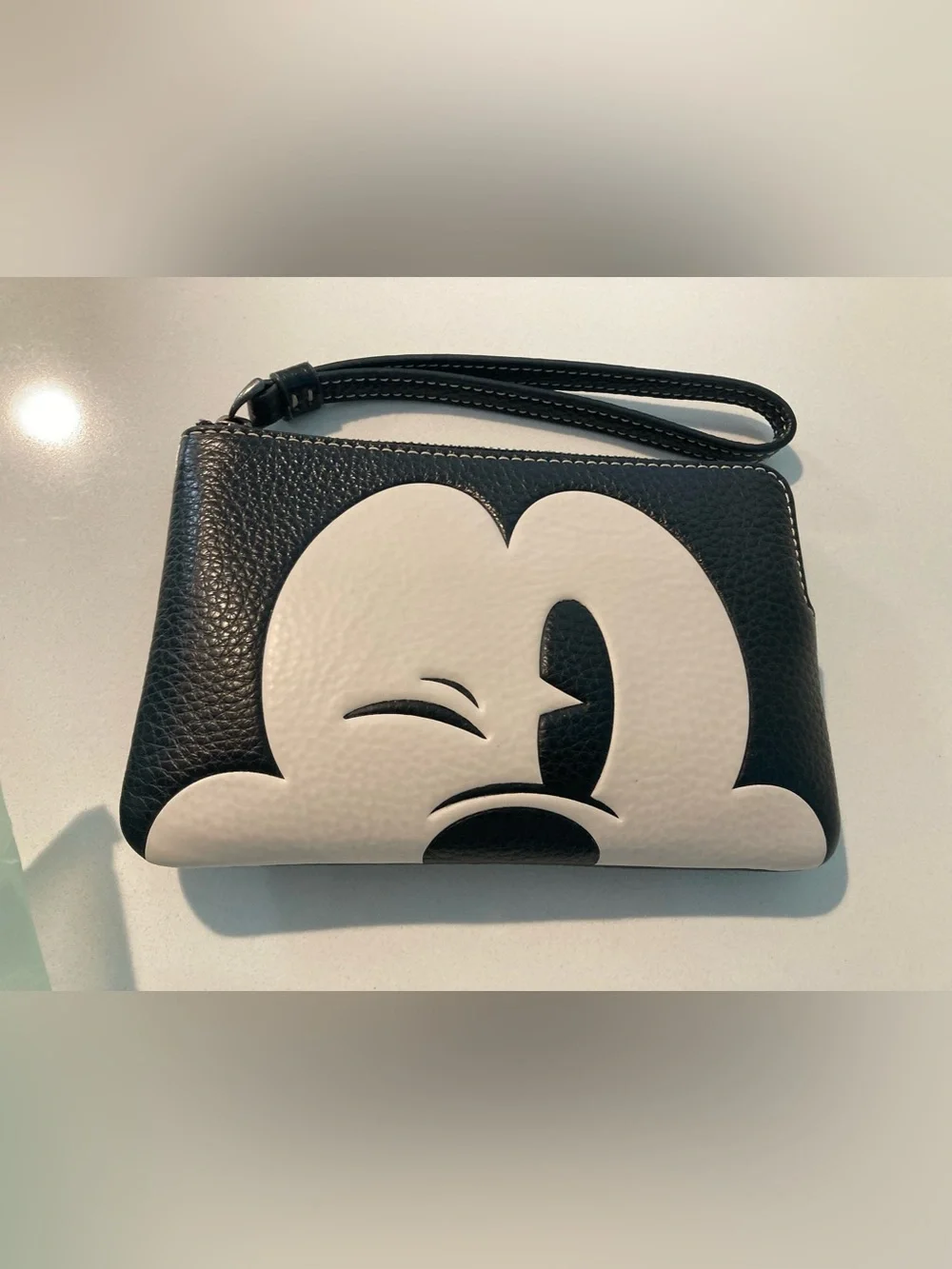 Coach Disney Limited Run Mickey Mouse Wristlet Clutch